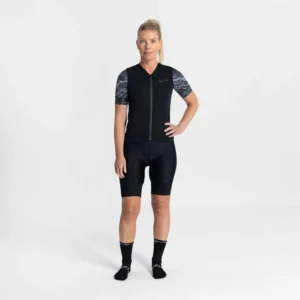 Rogelli LIQUID - damska koszulka rowerowa czarna - obrazek 3