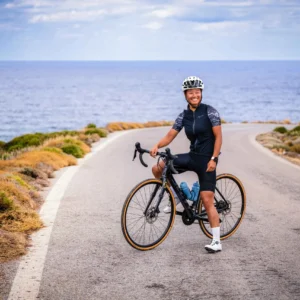 Rogelli LIQUID - damska koszulka rowerowa czarna - obrazek 8