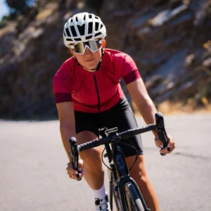 Rogelli MODESTA - damska koszulka rowerowa bordowa - obrazek 6