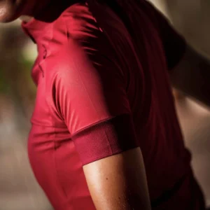 Rogelli MODESTA - damska koszulka rowerowa bordowa - obrazek 10