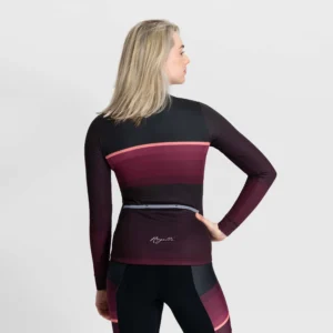 Rogelli IMPRESS II - damska bluza rowerowa czarna - obrazek 4