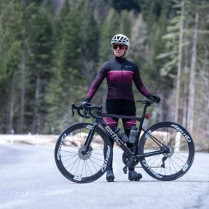 Rogelli IMPRESS II - damska bluza rowerowa czarna - obrazek 10