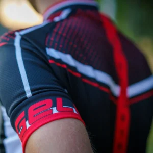 Rogelli GARA MOSTRO - męska koszulka rowerowa czarno-czerwona - obrazek 14