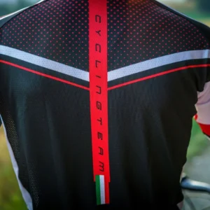 Rogelli GARA MOSTRO - męska koszulka rowerowa czarno-czerwona - obrazek 15