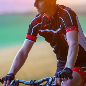 Rogelli GARA MOSTRO - męska koszulka rowerowa czarno-czerwona - obrazek 6