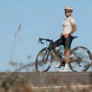 Rogelli MODESTA - damska koszulka rowerowa beżowa - obrazek 16