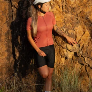 Rogelli MODESTA - damska koszulka rowerowa czerwona - obrazek 13