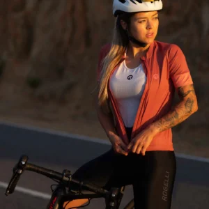 Rogelli MODESTA - damska koszulka rowerowa czerwona - obrazek 14