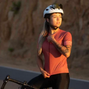 Rogelli MODESTA - damska koszulka rowerowa czerwona - obrazek 15