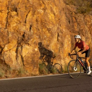 Rogelli MODESTA - damska koszulka rowerowa czerwona - obrazek 5