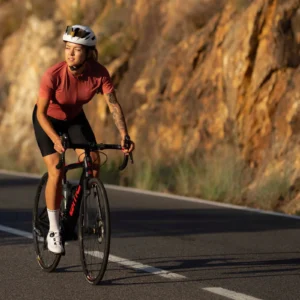 Rogelli MODESTA - damska koszulka rowerowa czerwona - obrazek 9