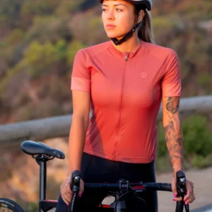Rogelli MODESTA - damska koszulka rowerowa czerwona - obrazek 10