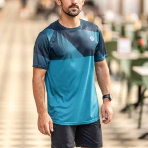 Rogelli RUSH - męska koszulka funkcyjna niebieska - obrazek 7