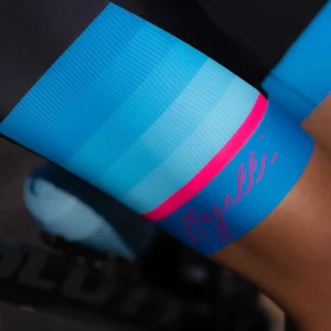 Rogelli IMPRESS II - damskie spodenki rowerowe czarno-niebieskie - obrazek 7