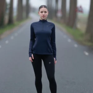 Rogelli ENJOY III - damska bluza do biegania czarna - obrazek 14