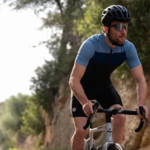 Rogelli CORE BLOCK - męska koszulka rowerowa niebieska - obrazek 9