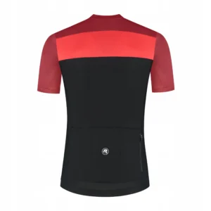 Rogelli CORE BLOCK - męska koszulka rowerowa czerwona - obrazek 2