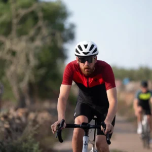 Rogelli CORE BLOCK - męska koszulka rowerowa czerwona - obrazek 11