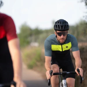 Rogelli CORE BLOCK - męska koszulka rowerowa zielona - obrazek 10