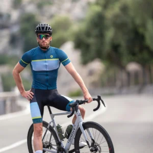 Rogelli HERO II - męska koszulka rowerowa niebieska - obrazek 10