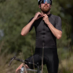 Rogelli ESSENTIAL II - męska koszulka rowerowa czarna - obrazek 11