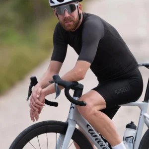 Rogelli ESSENTIAL II - męska koszulka rowerowa czarna - obrazek 16