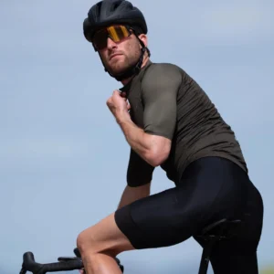 Rogelli ESSENTIAL II - męska koszulka rowerowa khaki - obrazek 14