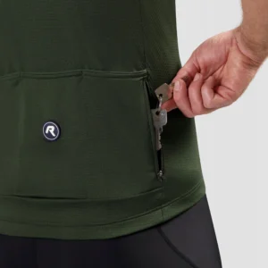 Rogelli ESSENTIAL II - męska koszulka rowerowa khaki - obrazek 8