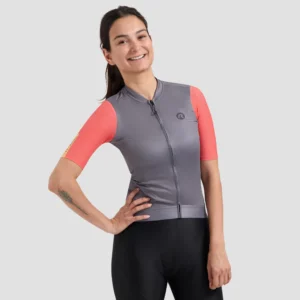 Rogelli FAST - damska koszulka rowerowa fioletowa-różowa - obrazek 4