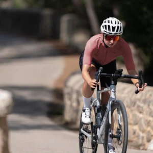 Rogelli ESSENTIAL II - damska koszulka rowerowa bordowa - obrazek 12