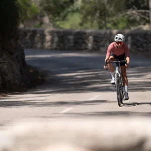 Rogelli ESSENTIAL II - damska koszulka rowerowa bordowa - obrazek 13