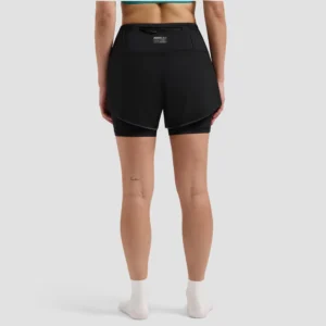 Rogelli DISTANCE - damskie spodenki do biegania 2w1 szare - obrazek 5