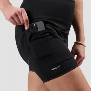 Rogelli DISTANCE - damskie spodenki do biegania 2w1 szare - obrazek 6