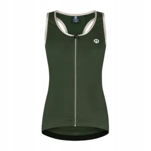 Rogelli ABBEY - damska koszulka bez rękawów zielona - obrazek 1