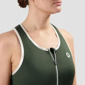 Rogelli ABBEY - damska koszulka bez rękawów zielona - obrazek 4