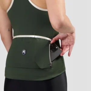 Rogelli ABBEY - damska koszulka bez rękawów zielona - obrazek 5