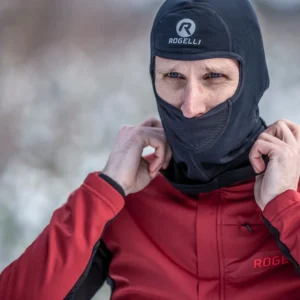 Rogelli BALACLAVA - sportowa kominiarka czarna - obrazek 4