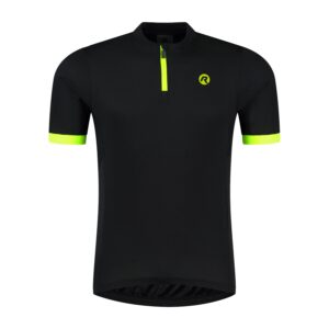 Rogelli CORE - dziecięca koszulka rowerowa czarno-żółta - obrazek 1