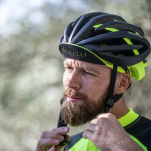 Rogelli TECTA - ultralekki kask rowerowy czarno-żółty - obrazek 9