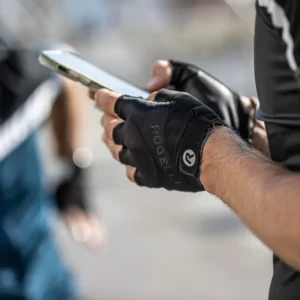 Rogelli ARIOS II - męskie rękawiczki rowerowe czarne - obrazek 3