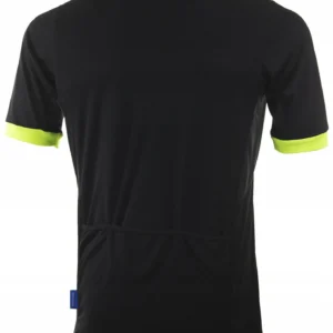 Rogelli CORE - dziecięca koszulka rowerowa czarno-żółta - obrazek 2