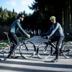 Rogelli CORE - dziecięce ocieplane spodnie rowerowe czarne - obrazek 10