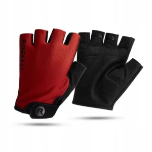 Rogelli CORE - dziecięce rękawiczki rowerowe czerwone - obrazek 1