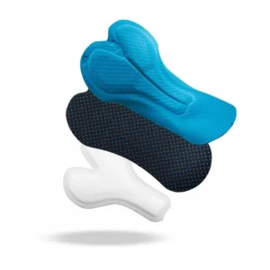 Rogelli DISTANCE II - damskie spodnie rowerowe z wkładką czarne - obrazek 3