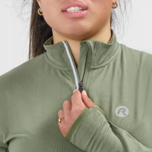 Rogelli CORE - damska koszulka do biegania khaki - obrazek 6