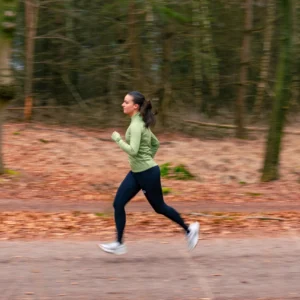 Rogelli ESSENTIAL - damska bluza do biegania zielona - obrazek 12