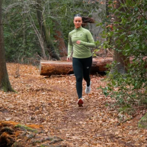 Rogelli ESSENTIAL - damska bluza do biegania zielona - obrazek 8