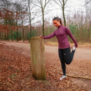 Rogelli ESSENTIAL - damska bluza do biegania bordowa - obrazek 12