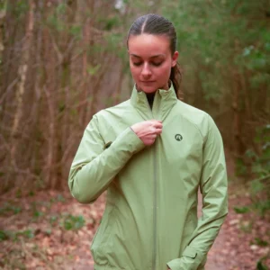 Rogelli ESSENTIAL - damska kurtka do biegania zielona - obrazek 12