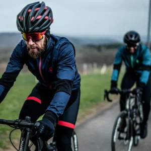 Rogelli BRAVE - męska softshellowa kurtka rowerowa granatowa - obrazek 11